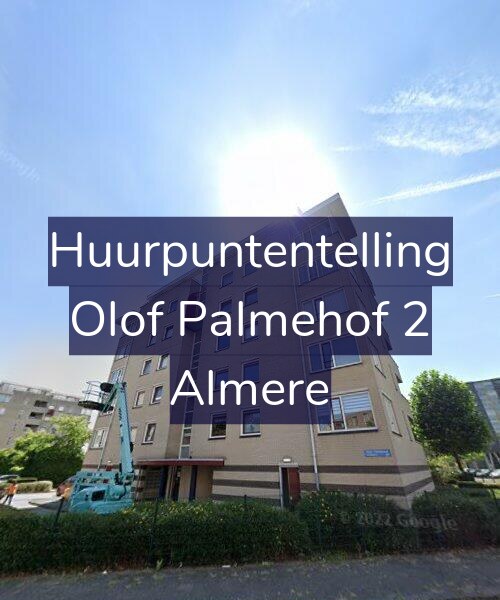 Foto gevel Huurpuntentelling voor Olof Palmehof 2, Almere