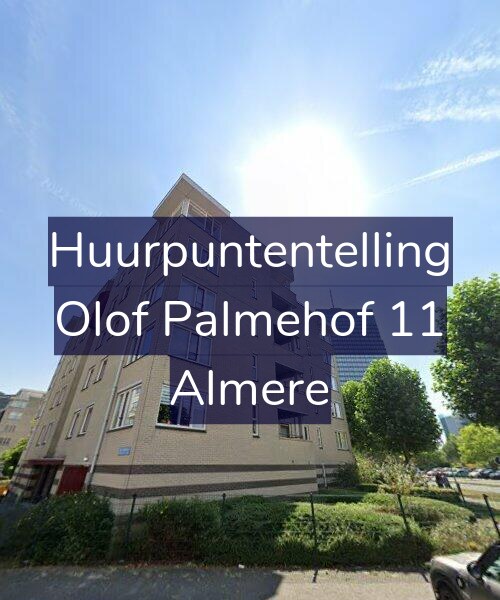 Foto gevel Huurpuntentelling voor Olof Palmehof 11, Almere