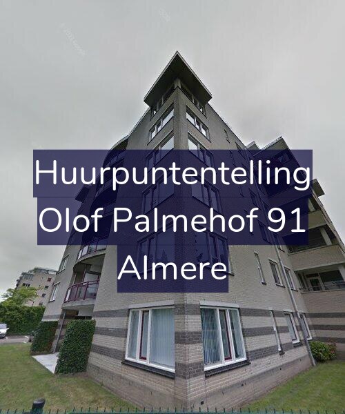 Foto gevel Huurpuntentelling voor Olof Palmehof 91, Almere