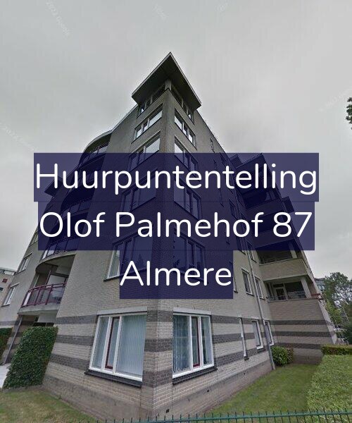 Foto gevel Huurpuntentelling voor Olof Palmehof 87, Almere