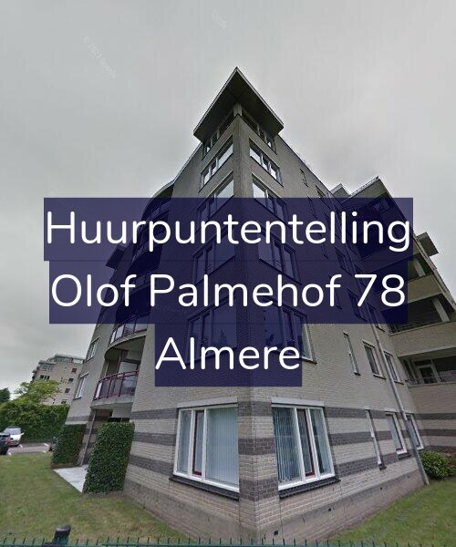 Foto gevel Huurpuntentelling voor Olof Palmehof 78, Almere