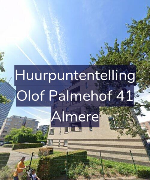 Foto gevel Huurpuntentelling voor Olof Palmehof 41, Almere