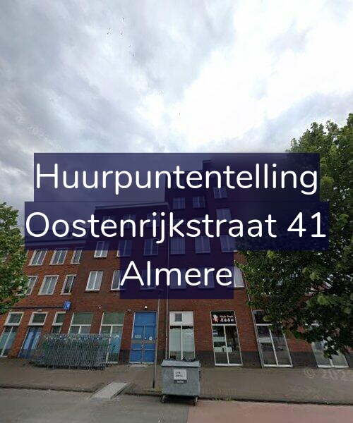 Foto gevel Huurpuntentelling voor Oostenrijkstraat 41, Almere