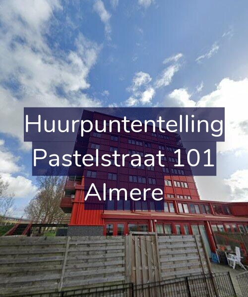 Foto gevel Huurpuntentelling voor Pastelstraat 101, Almere
