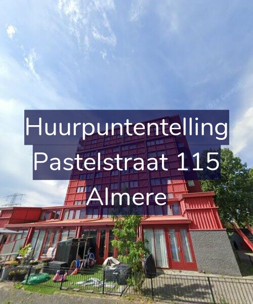 Foto gevel Huurpuntentelling voor Pastelstraat 115, Almere
