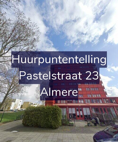 Foto gevel Huurpuntentelling voor Pastelstraat 23, Almere