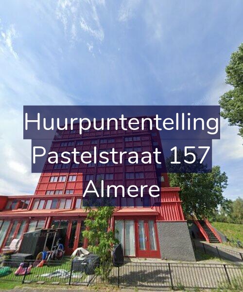 Foto gevel Huurpuntentelling voor Pastelstraat 157, Almere