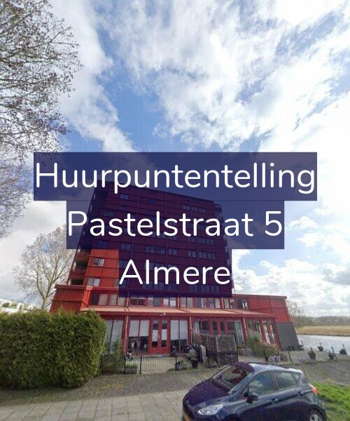 Foto gevel Huurpuntentelling voor Pastelstraat 5, Almere