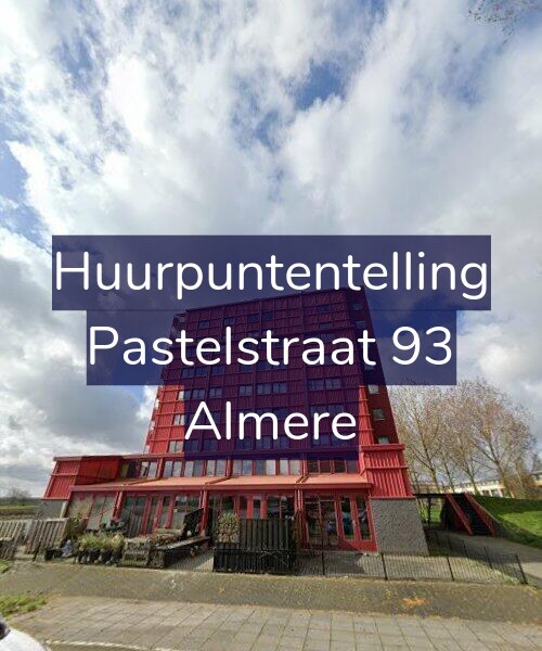 Foto gevel Huurpuntentelling voor Pastelstraat 93, Almere