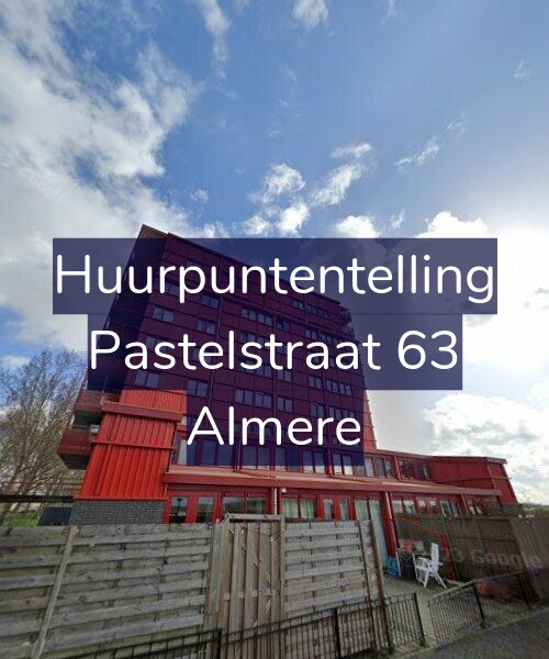 Foto gevel Huurpuntentelling voor Pastelstraat 63, Almere