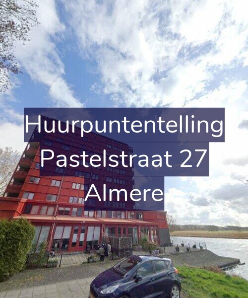 Foto gevel Huurpuntentelling voor Pastelstraat 27, Almere