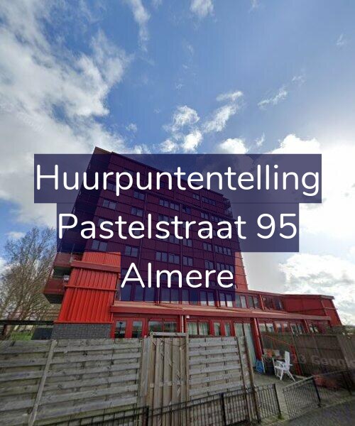 Foto gevel Huurpuntentelling voor Pastelstraat 95, Almere