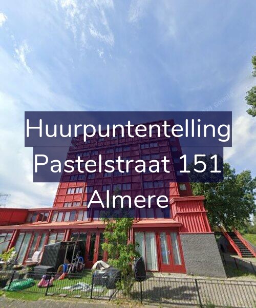 Foto gevel Huurpuntentelling voor Pastelstraat 151, Almere