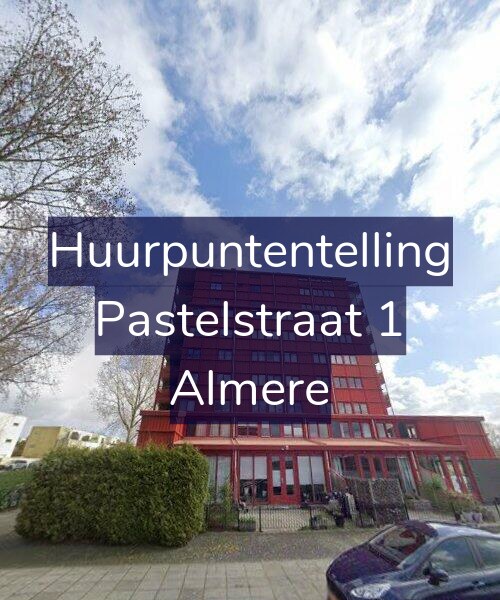 Foto gevel Huurpuntentelling voor Pastelstraat 1, Almere