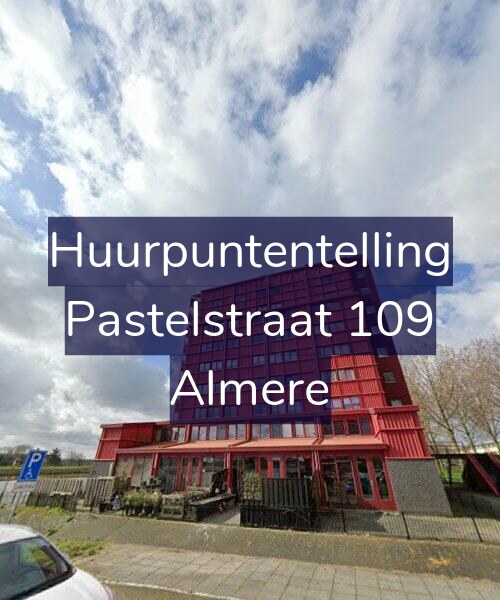 Foto gevel Huurpuntentelling voor Pastelstraat 109, Almere
