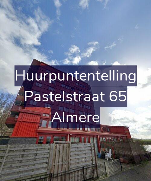 Foto gevel Huurpuntentelling voor Pastelstraat 65, Almere