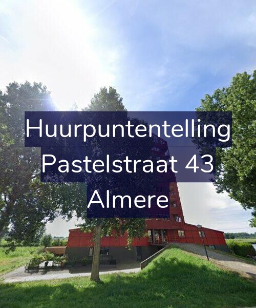 Foto gevel Huurpuntentelling voor Pastelstraat 43, Almere