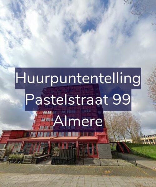 Foto gevel Huurpuntentelling voor Pastelstraat 99, Almere