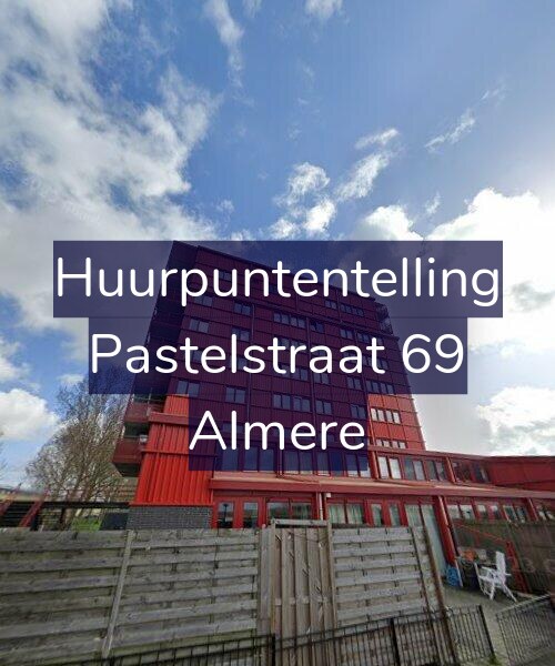 Foto gevel Huurpuntentelling voor Pastelstraat 69, Almere