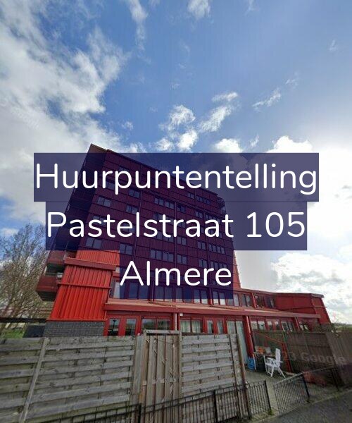 Foto gevel Huurpuntentelling voor Pastelstraat 105, Almere
