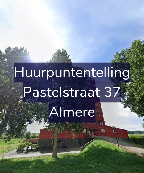 Foto gevel Huurpuntentelling voor Pastelstraat 37, Almere