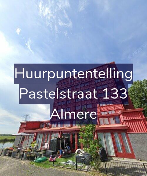 Foto gevel Huurpuntentelling voor Pastelstraat 133, Almere