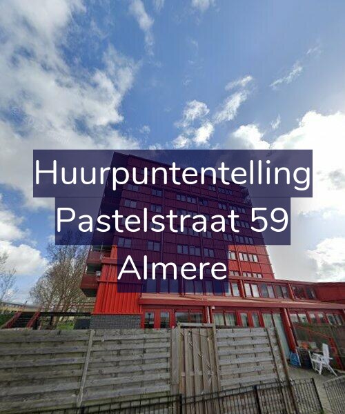 Foto gevel Huurpuntentelling voor Pastelstraat 59, Almere