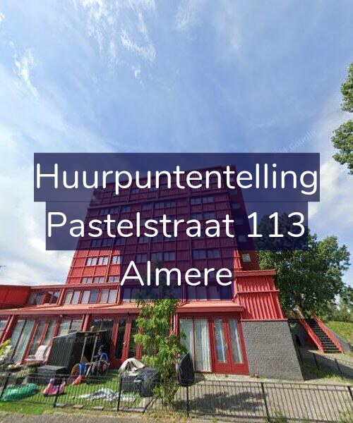 Foto gevel Huurpuntentelling voor Pastelstraat 113, Almere