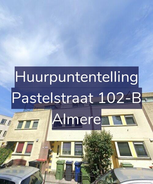 Foto gevel Huurpuntentelling voor Pastelstraat 102-B, Almere