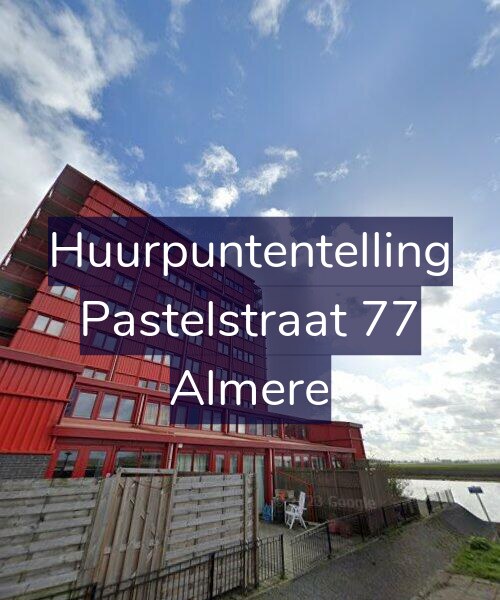 Foto gevel Huurpuntentelling voor Pastelstraat 77, Almere