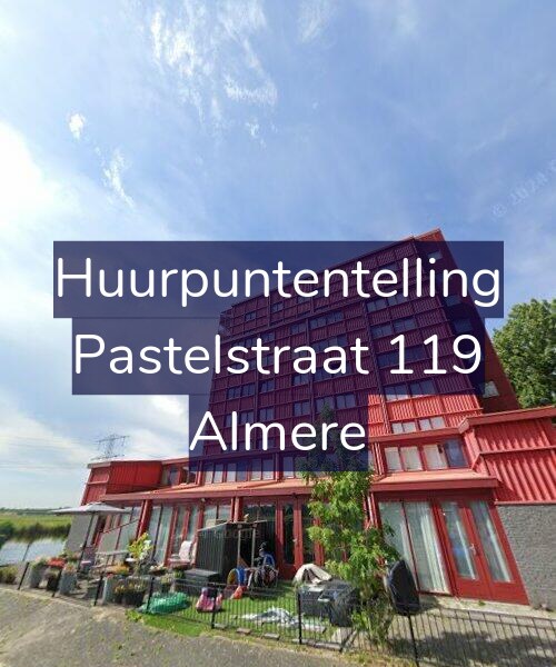 Foto gevel Huurpuntentelling voor Pastelstraat 119, Almere