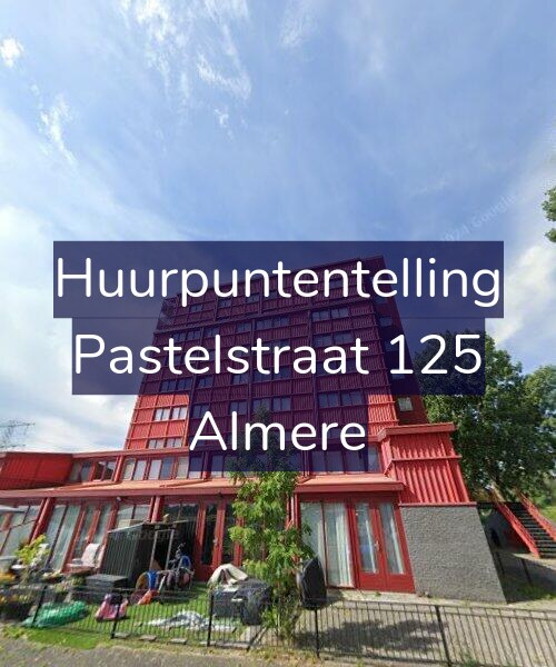 Foto gevel Huurpuntentelling voor Pastelstraat 125, Almere