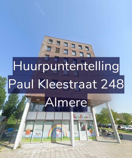 Foto gevel Huurpuntentelling voor Paul Kleestraat 248, Almere