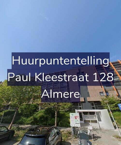 Foto gevel Huurpuntentelling voor Paul Kleestraat 128, Almere
