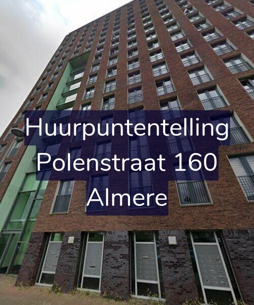 Foto gevel Huurpuntentelling voor Polenstraat 160, Almere