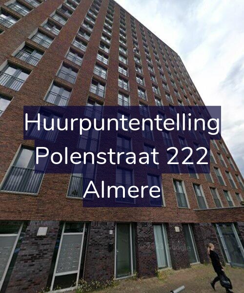 Foto gevel Huurpuntentelling voor Polenstraat 222, Almere