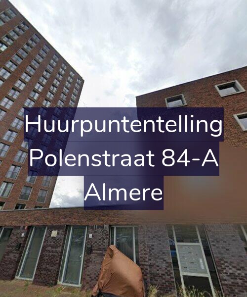 Foto gevel Huurpuntentelling voor Polenstraat 84-A, Almere