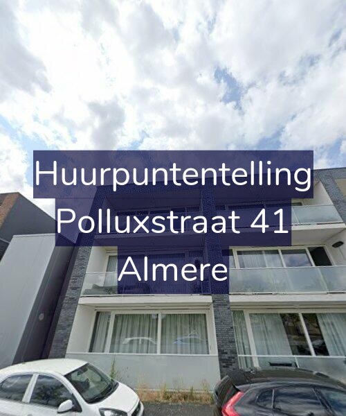 Foto gevel Huurpuntentelling voor Polluxstraat 41, Almere