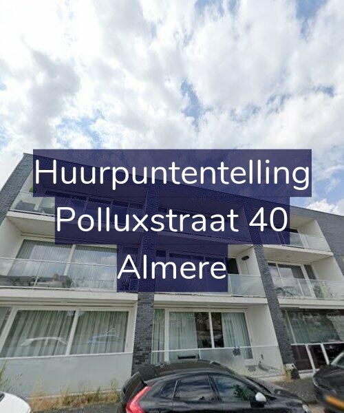 Foto gevel Huurpuntentelling voor Polluxstraat 40, Almere