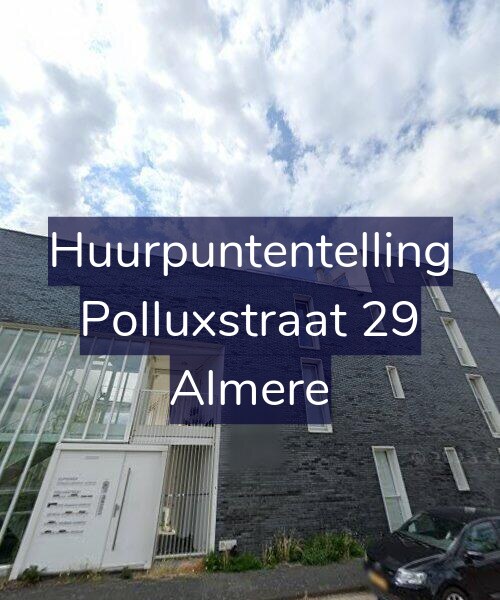 Foto gevel Huurpuntentelling voor Polluxstraat 29, Almere
