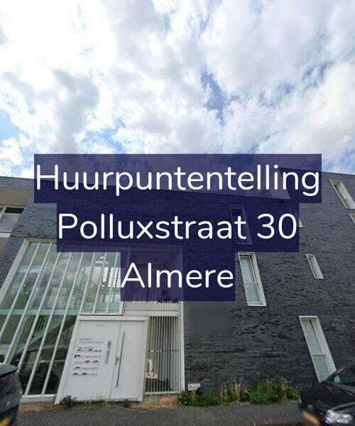Foto gevel Huurpuntentelling voor Polluxstraat 30, Almere