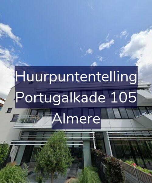 Foto gevel Huurpuntentelling voor Portugalkade 105, Almere