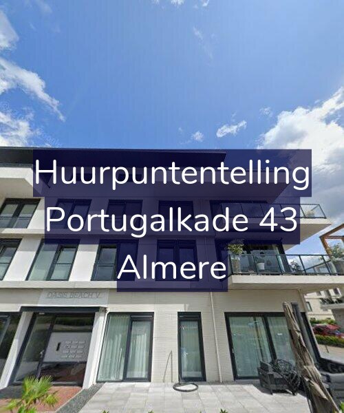 Foto gevel Huurpuntentelling voor Portugalkade 43, Almere