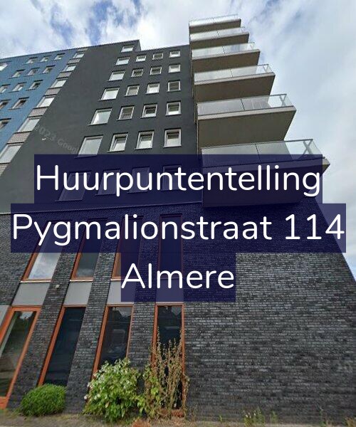 Foto gevel Huurpuntentelling voor Pygmalionstraat 114, Almere
