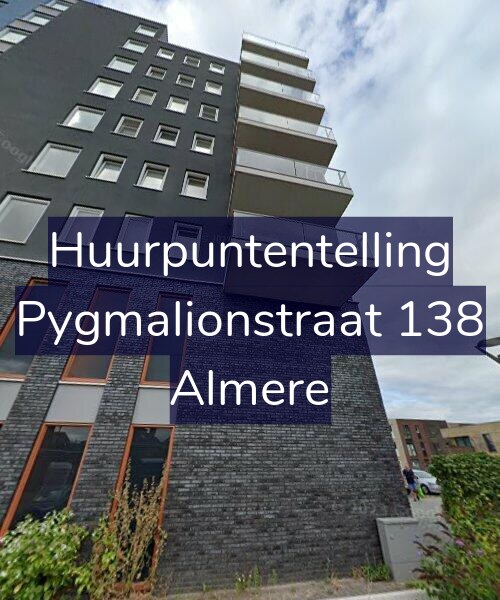 Foto gevel Huurpuntentelling voor Pygmalionstraat 138, Almere