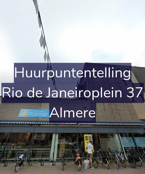 Foto gevel Huurpuntentelling voor Rio de Janeiroplein 37, Almere