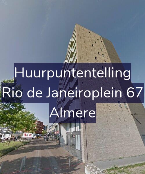 Foto gevel Huurpuntentelling voor Rio de Janeiroplein 67, Almere