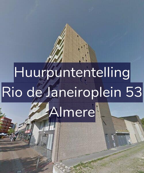 Foto gevel Huurpuntentelling voor Rio de Janeiroplein 53, Almere