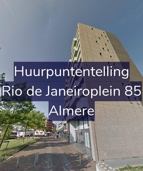 Foto gevel Huurpuntentelling voor Rio de Janeiroplein 85, Almere