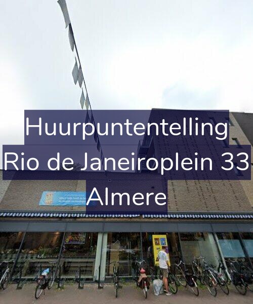 Foto gevel Huurpuntentelling voor Rio de Janeiroplein 33, Almere